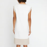 BLANC CASSE ROBE MAILLE