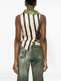 Sleeveless Top In Patchwork - Multicolor