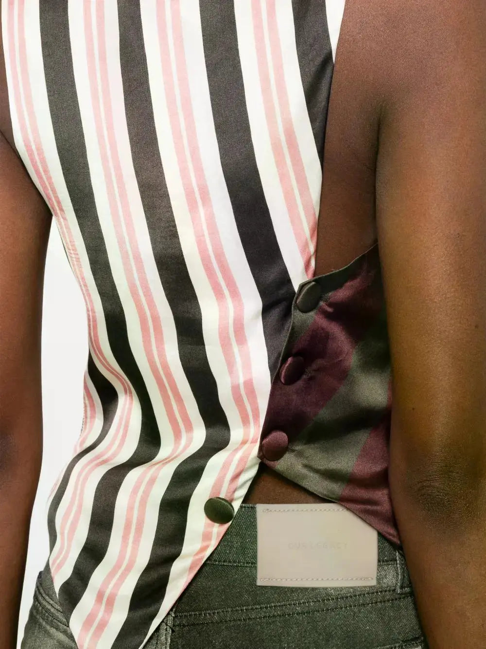 Sleeveless Top In Patchwork - Multicolor