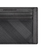 3 qty Porte-cartes à motif London check - Charcoal & Black