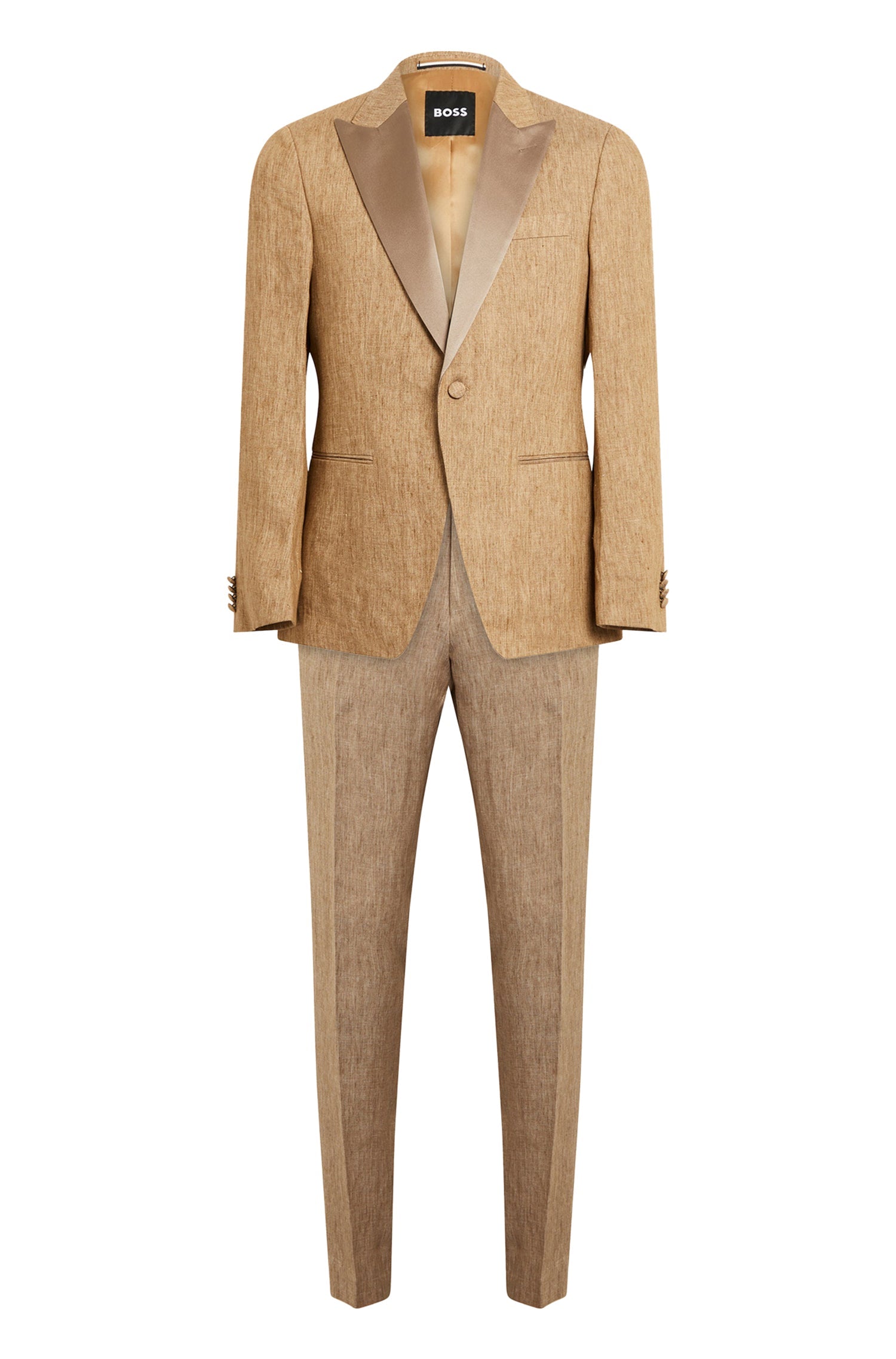MEDIUM BEIGE // BUSINESS SUITS H-HUGE-P-2PCS-TUX232