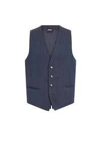 Veston de costume Huge en laine - Dark Blue
