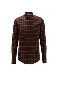 MEDIUM BROWN // BUSINESS SHIRTS C-HAL-KENT-C1-223