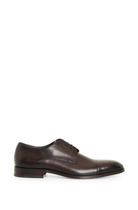 Derrek leather Derbies - Dark Brown