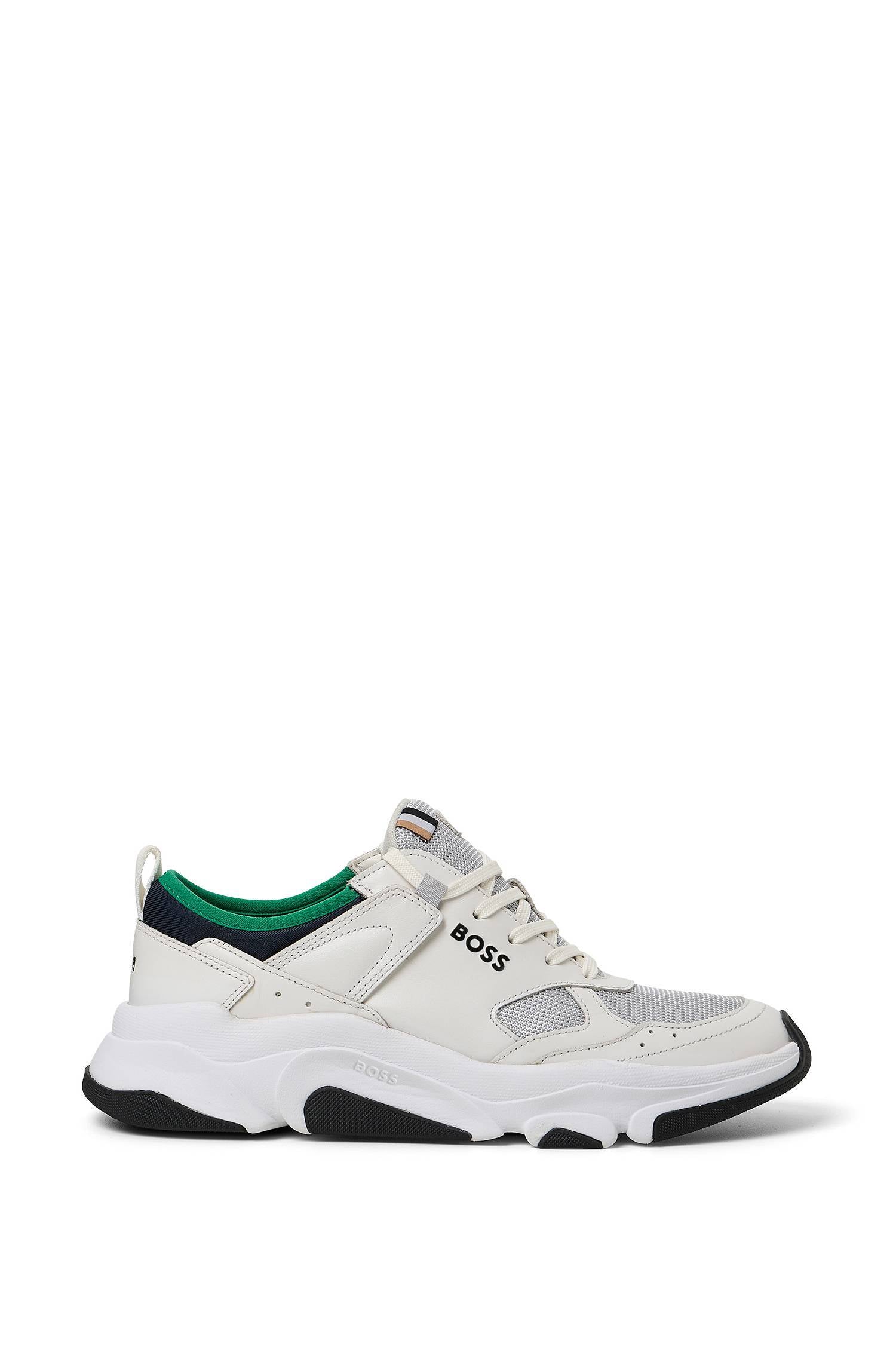 OPEN WHITE // LACE-UP TRAINERS ASHER_RUNN_LTLY