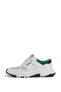 OPEN WHITE // LACE-UP TRAINERS ASHER_RUNN_LTLY