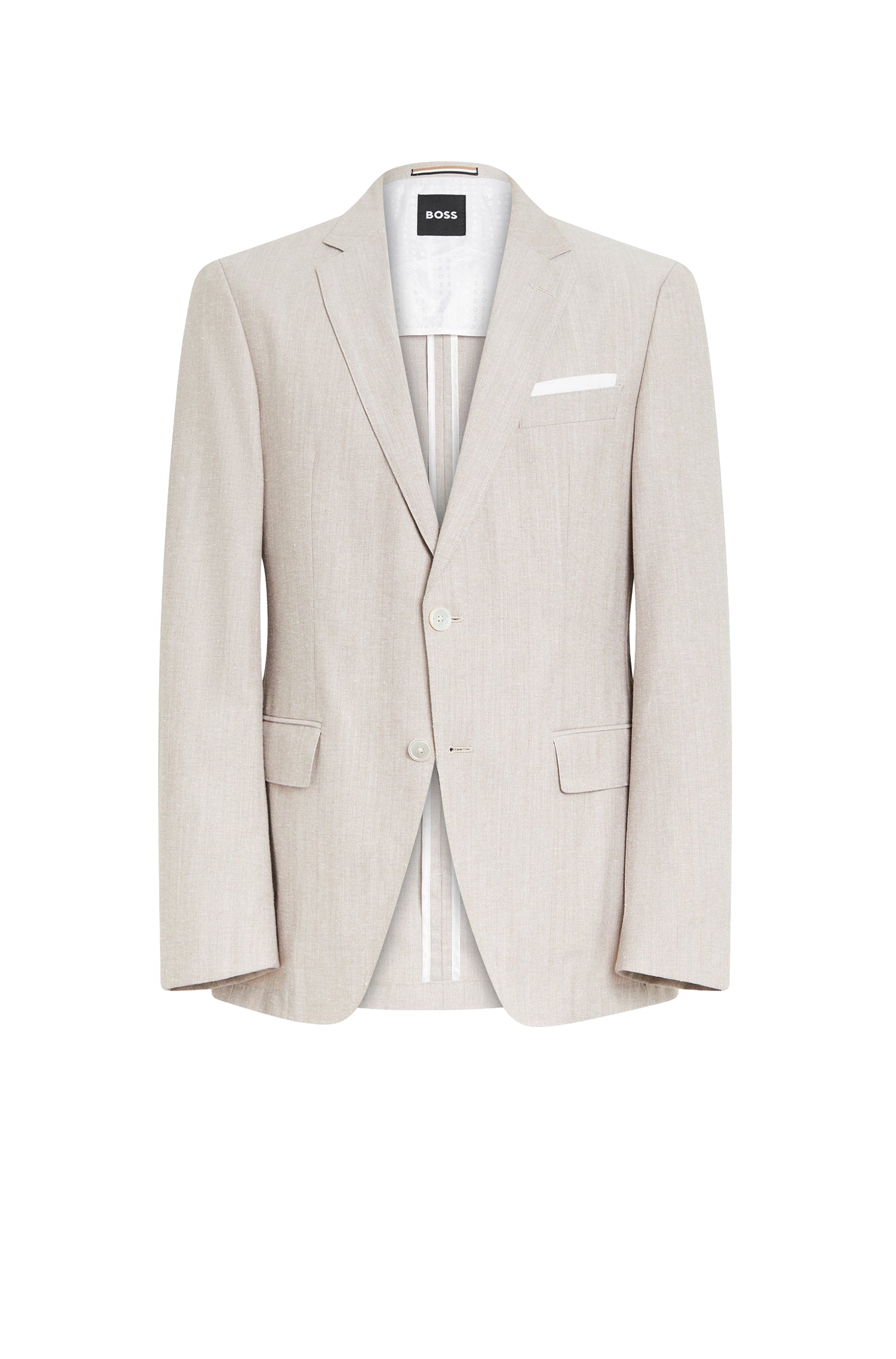 Veste de costume Hutson en laine mélangée - Medium Beige