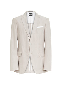 Hutson wool blend suit jacket - Medium Beige