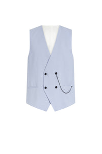 Veston de costume Vinarea en laine - Light & Pastel Blue