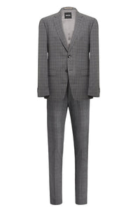 SILVER // BUSINESS SUITS H-HUGE-2PCS-224