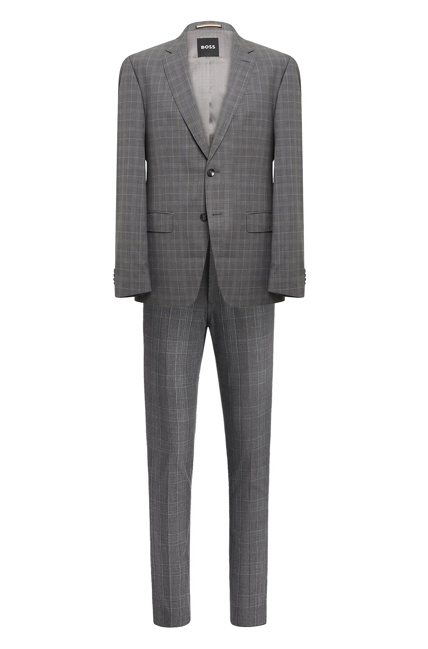 SILVER // BUSINESS SUITS H-HUGE-2PCS-224