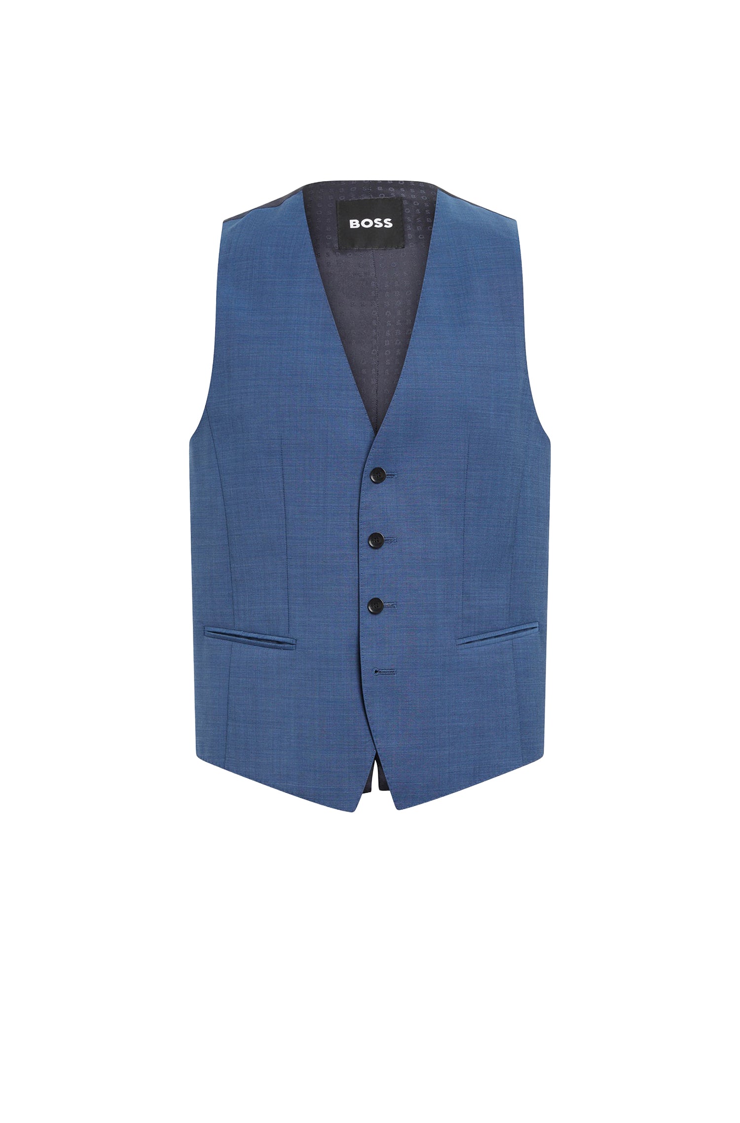 BRIGHT BLUE // WAISTCOATS H-HUGE-VEST-MM-224