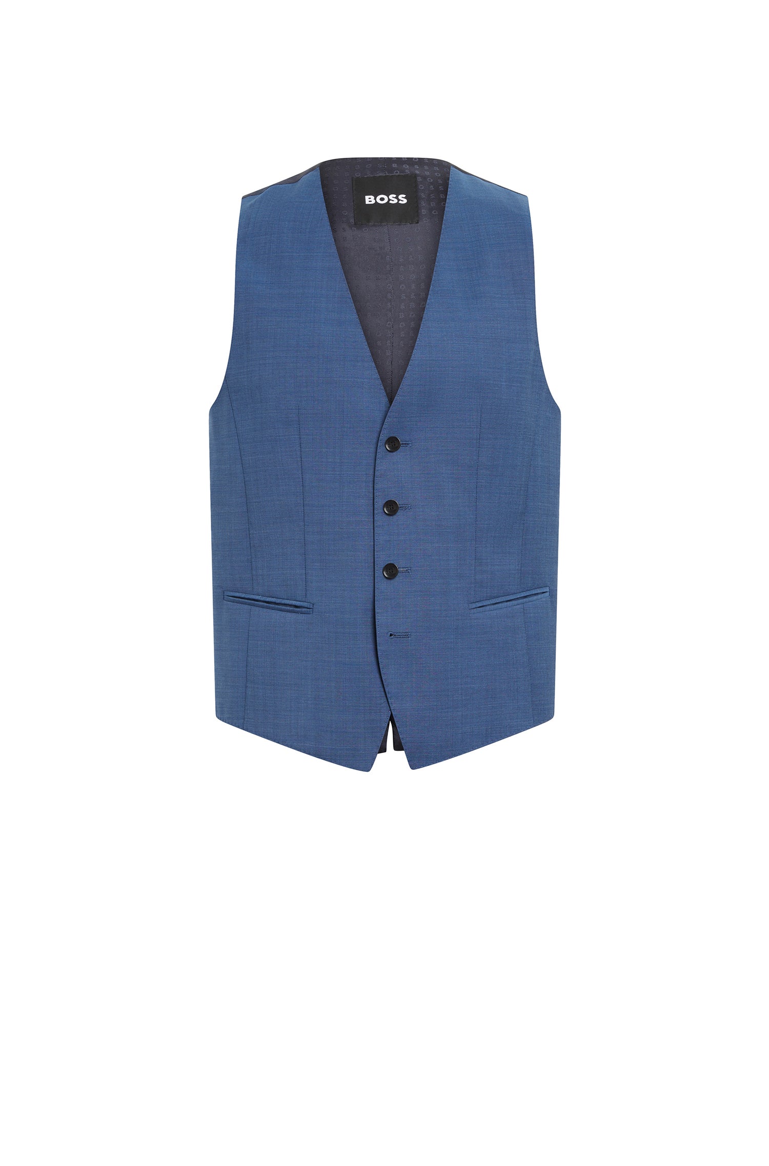 BRIGHT BLUE // WAISTCOATS H-HUGE-VEST-MM-224