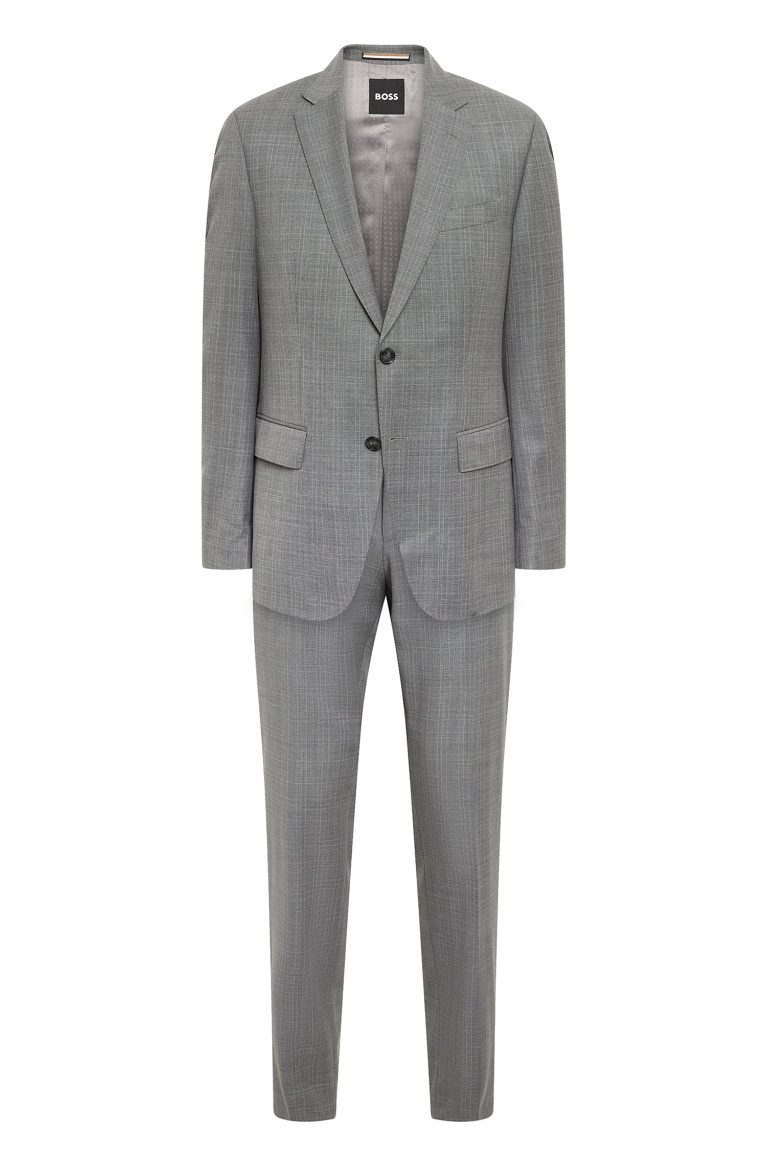 SILVER // BUSINESS SUITS H-HUGE-3PCS-232