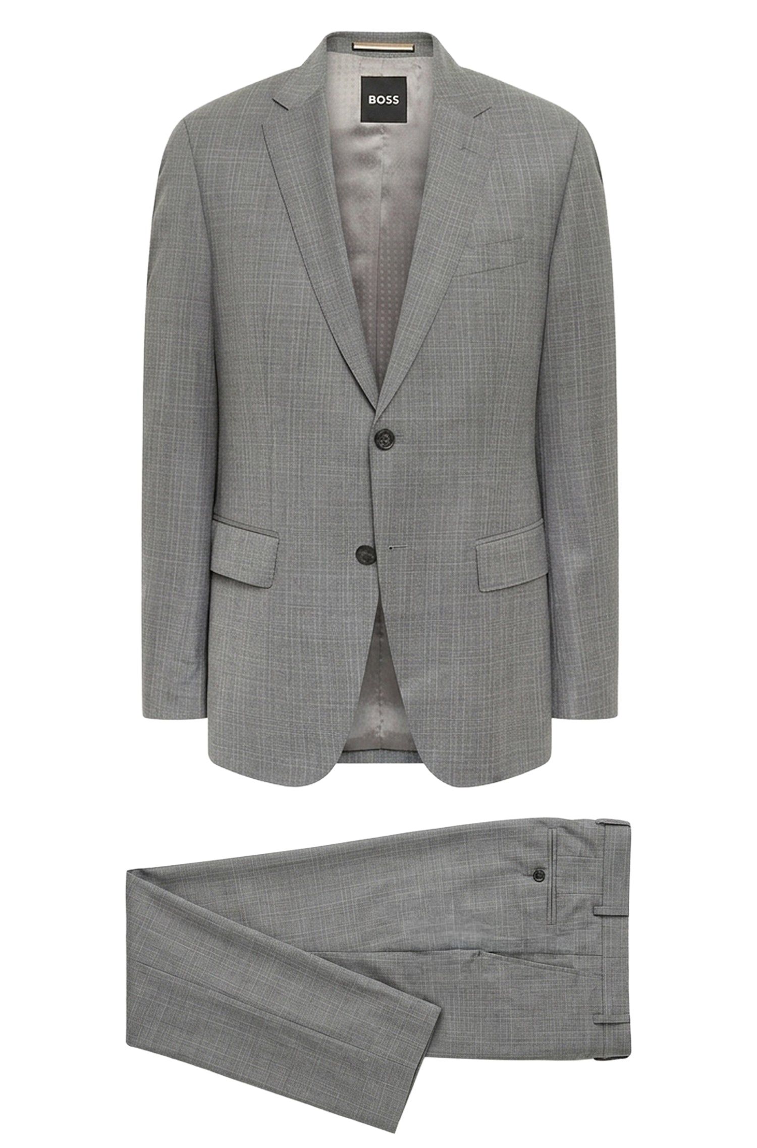 Costume trois pièces Huge en laine - Silver