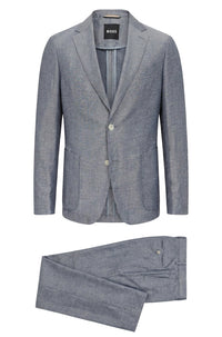 Costume deux pièces Hanry en laine - Navy