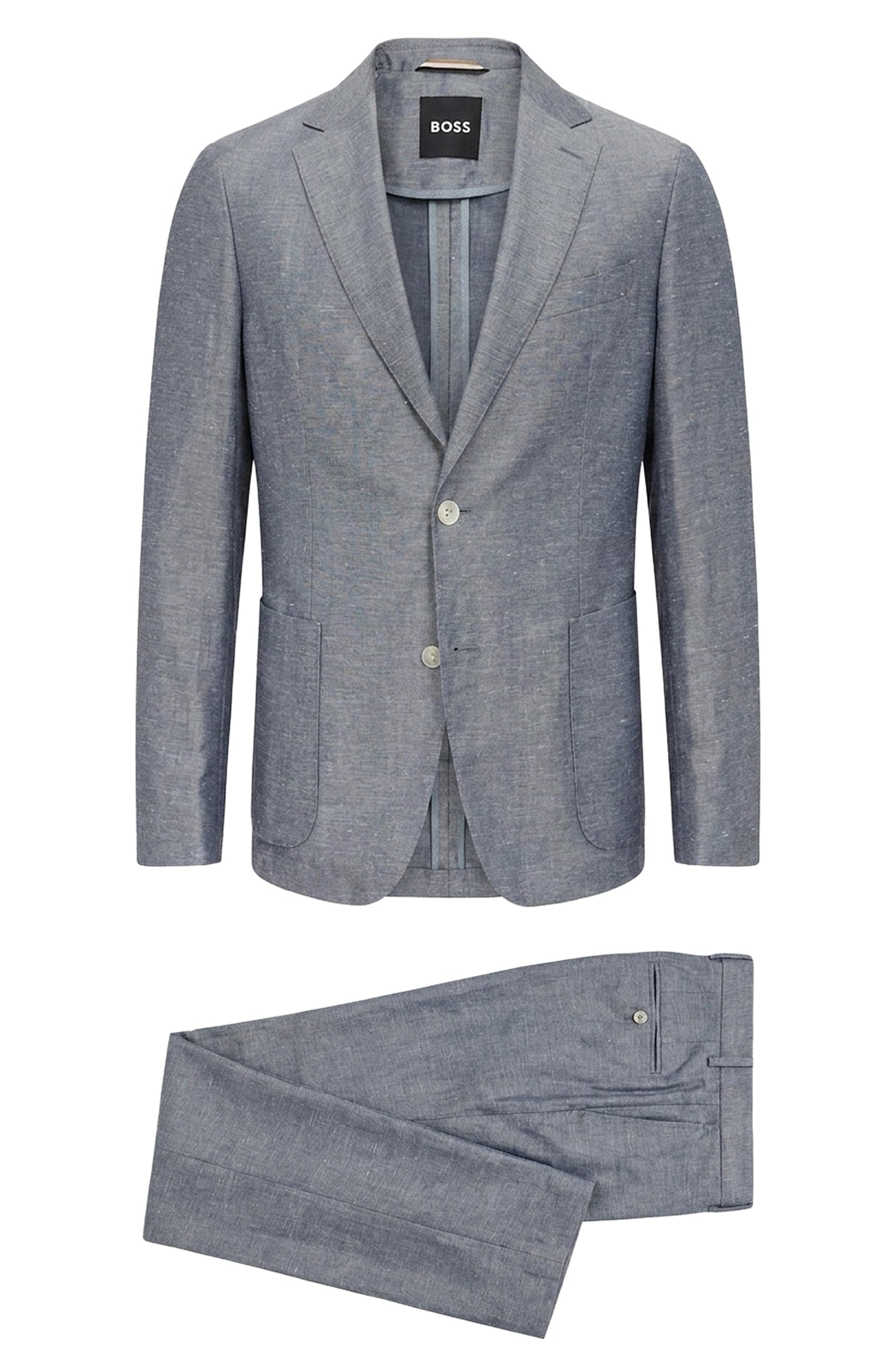 Costume deux pièces Hanry en laine - Navy