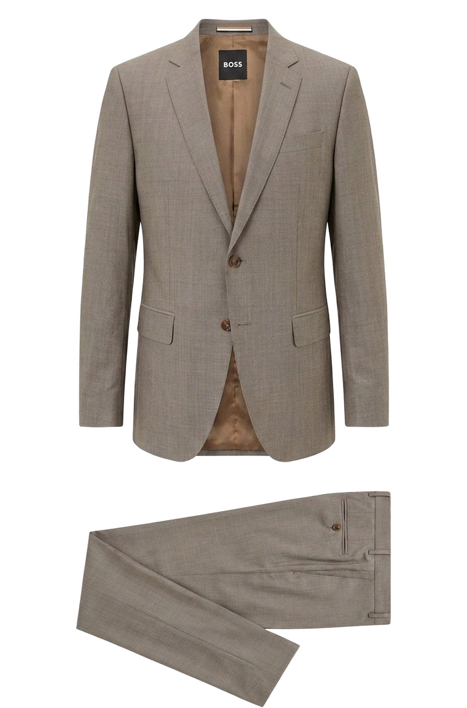 Costume trois pièces Huge en laine - Medium Beige