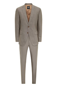 MEDIUM BEIGE // BUSINESS SUITS H-HUGE-3PCS-232