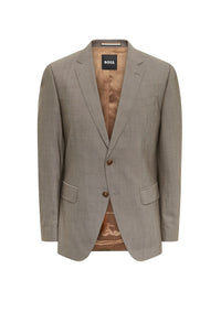 MEDIUM BEIGE // BUSINESS SUITS H-HUGE-3PCS-232