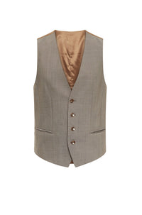 MEDIUM BEIGE // BUSINESS SUITS H-HUGE-3PCS-232