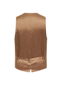 MEDIUM BEIGE // BUSINESS SUITS H-HUGE-3PCS-232