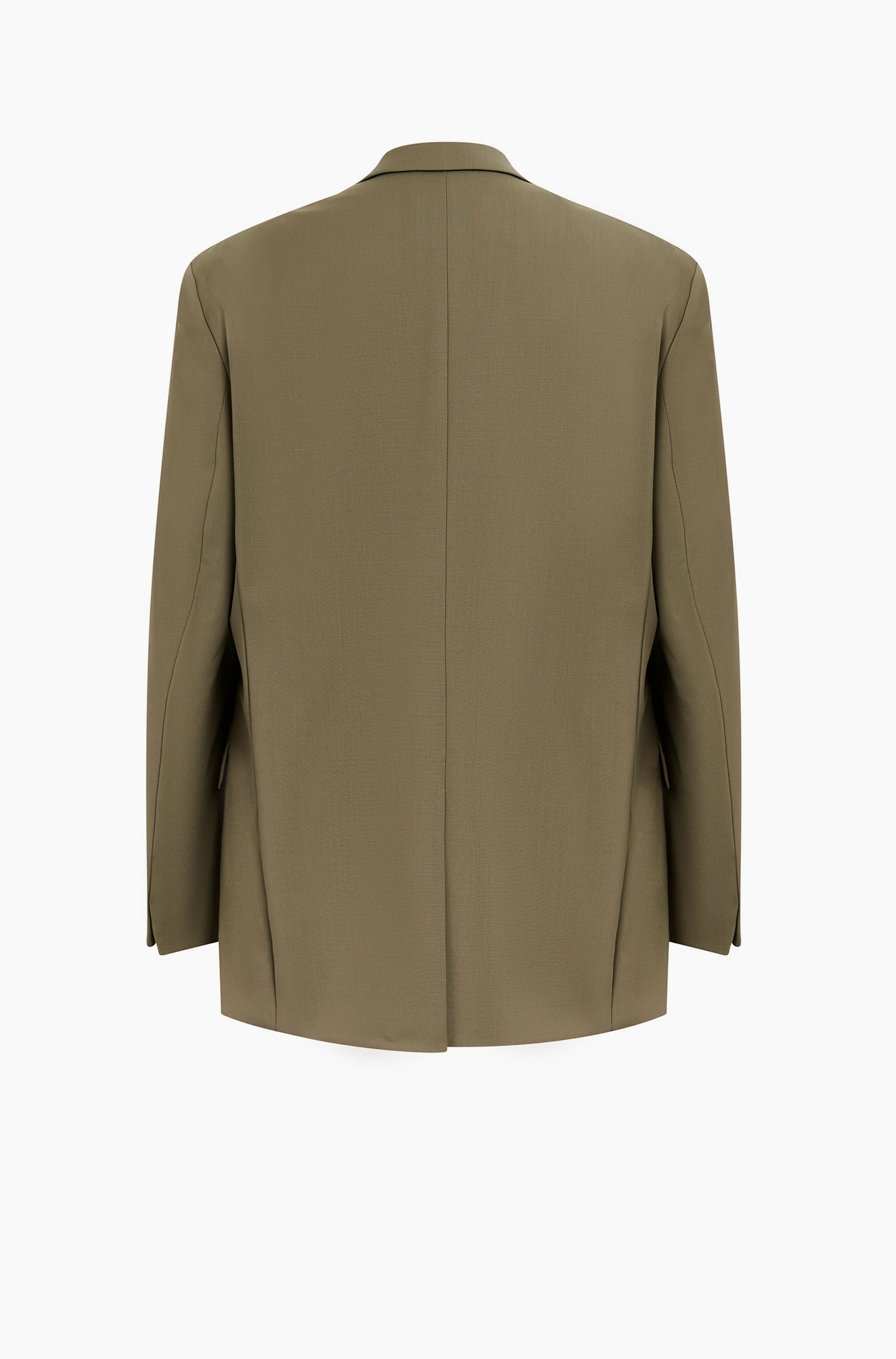 Underwire wool blend blazer - Open Green