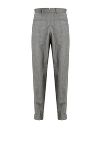 SILVER // FORMAL TROUSERS L-PEET-PLEAT-233