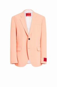 Kris wool blend suit - Light & Pastel Red