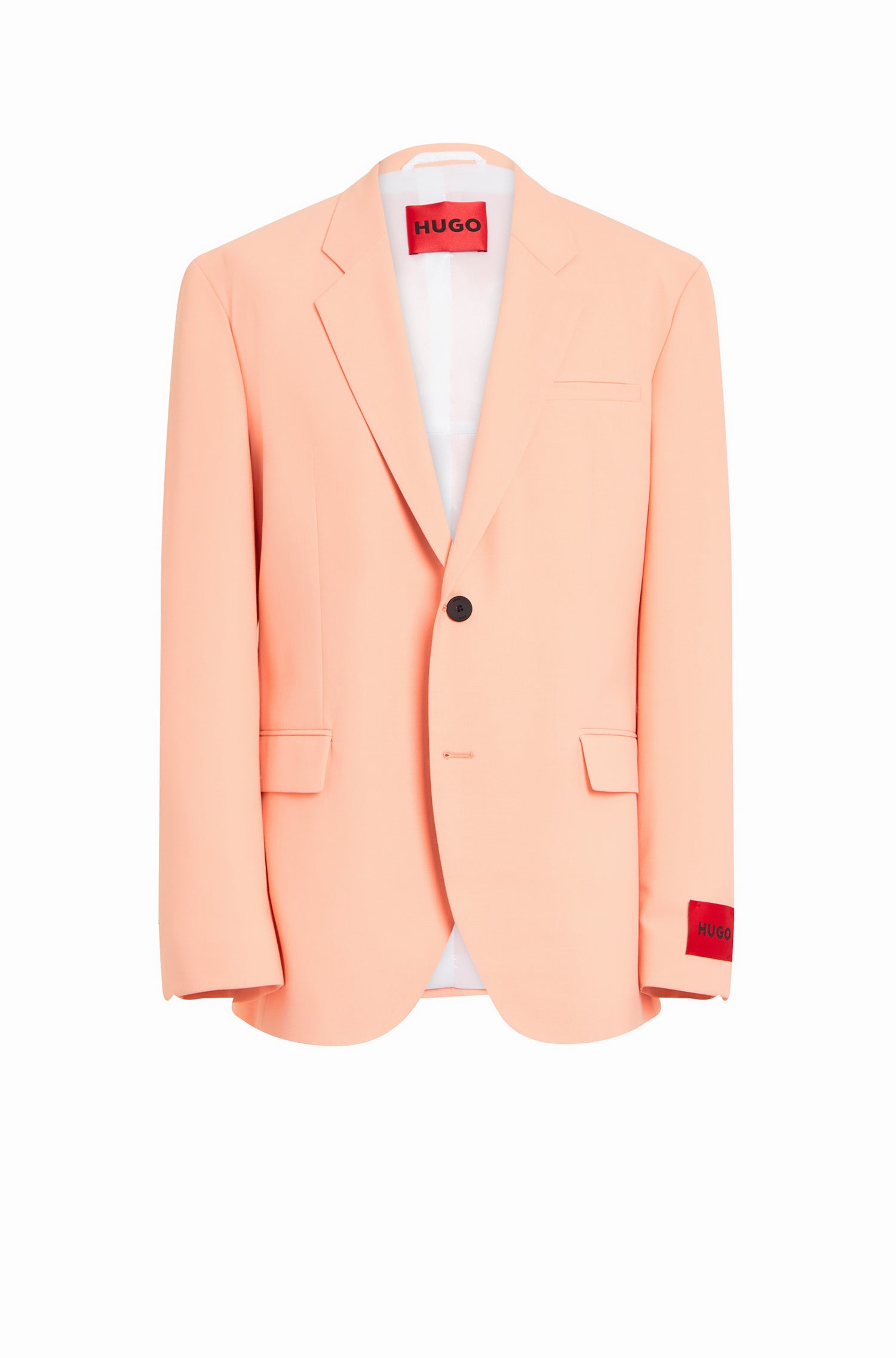 Kris wool blend suit - Light & Pastel Red
