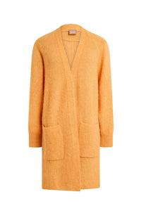 Felva wool blend cardigan - Light & Pastel Orange