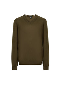 Melba wool jumper - Open Green