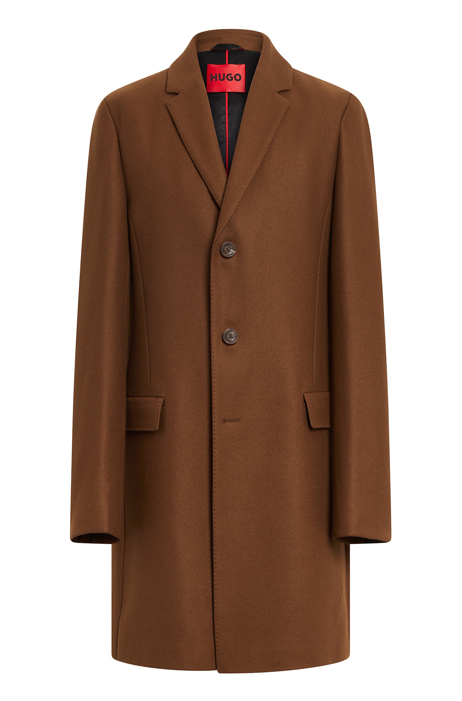 Migor coat in wool - Rust & Copper