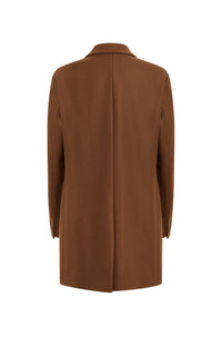 Migor coat in wool - Rust & Copper