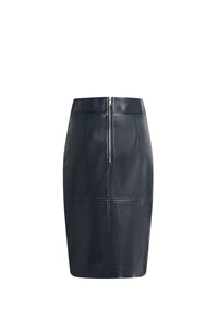 Jupe Setora en cuir - Dark Blue