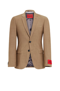 Arti wool blend blazer - Open Beige