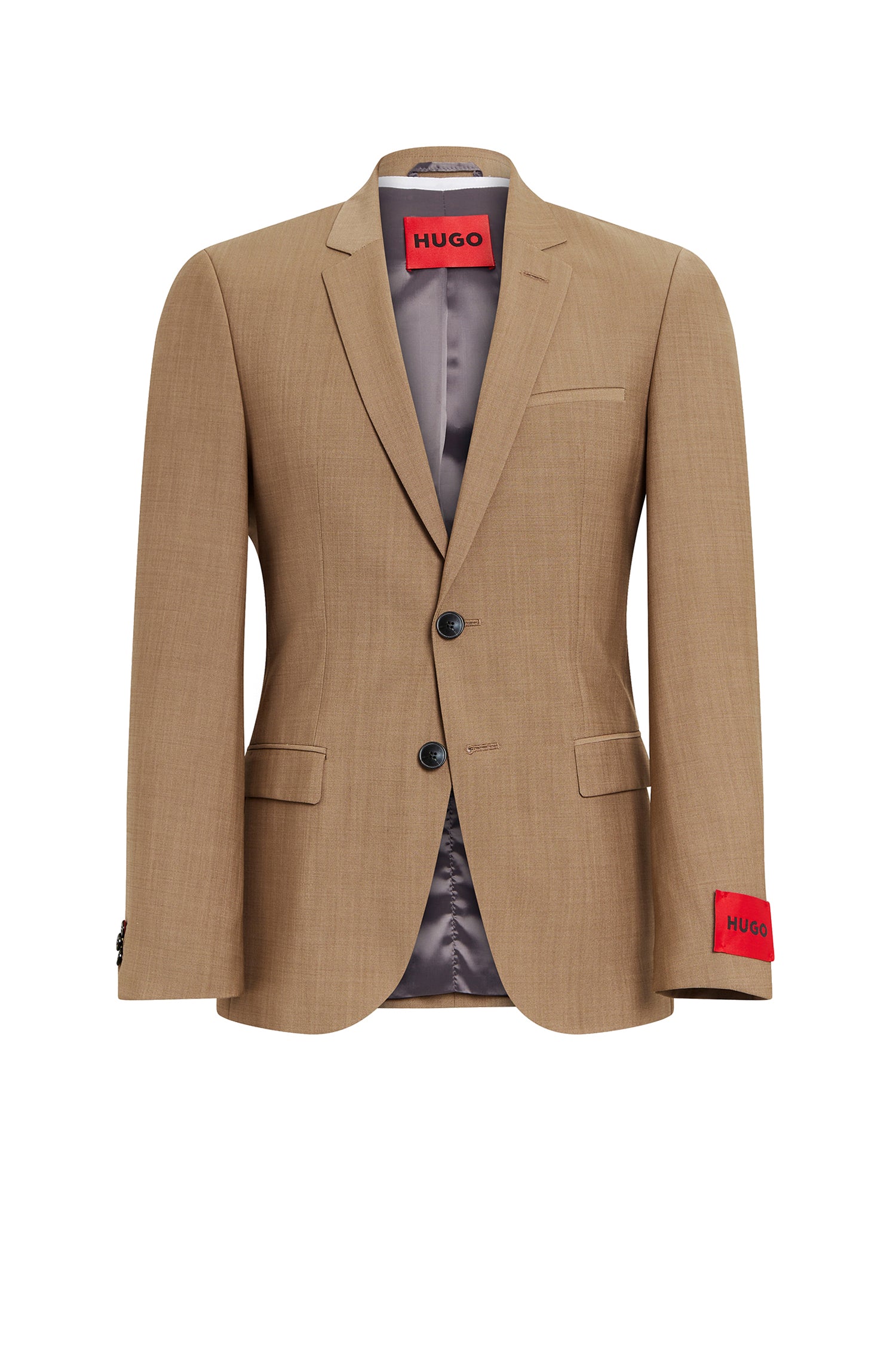 Arti wool blend blazer - Open Beige