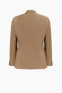 Arti wool blend blazer - Open Beige