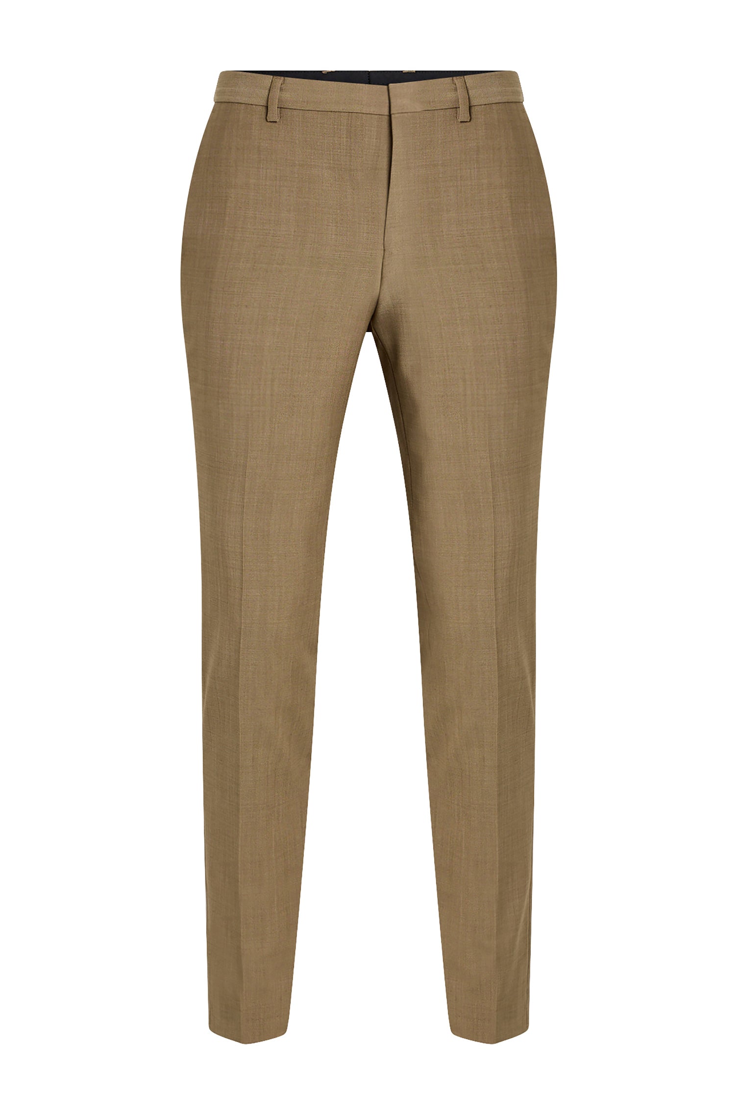 Hesten wool blend trousers - Open Beige