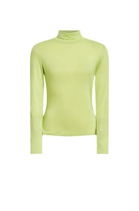 Emerie turtleneck top - Bright Yellow
