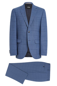 Jeckson wool suit - Bright Blue