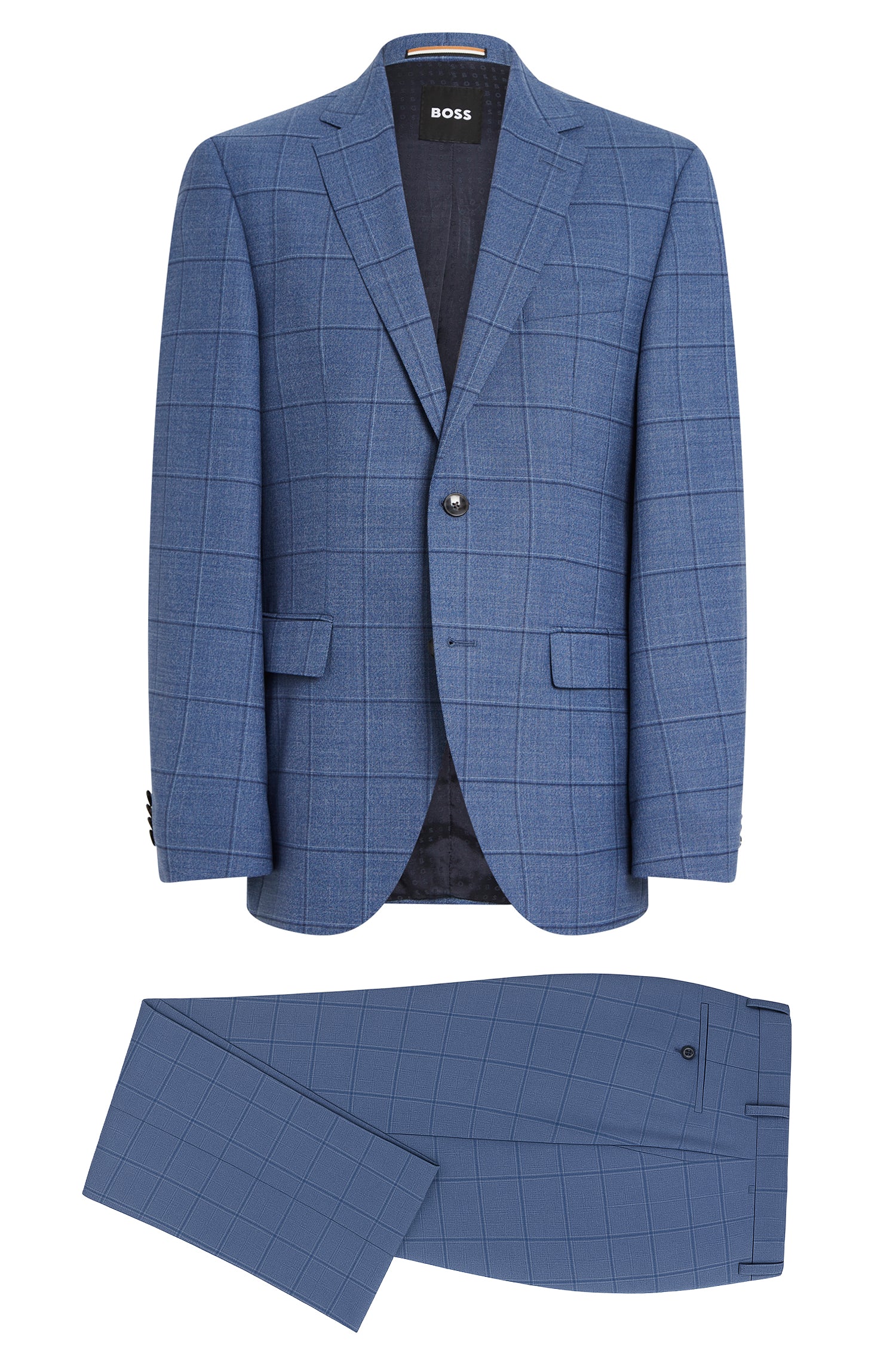 Jeckson wool suit - Bright Blue