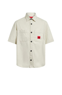 Chemise Eratino à manches courtes avec poches - Light & Pastel Green
