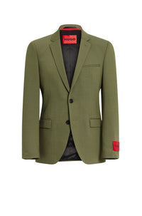 Arti wool blend blazer - Open Green