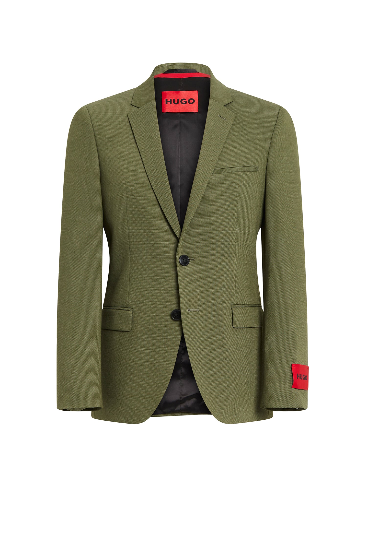 Arti wool blend blazer - Open Green