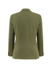Arti wool blend blazer - Open Green