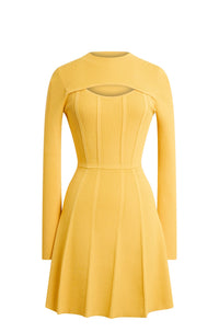 DARK YELLOW // KNITTED DRESSES SORSETY