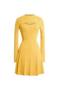 DARK YELLOW // KNITTED DRESSES SORSETY