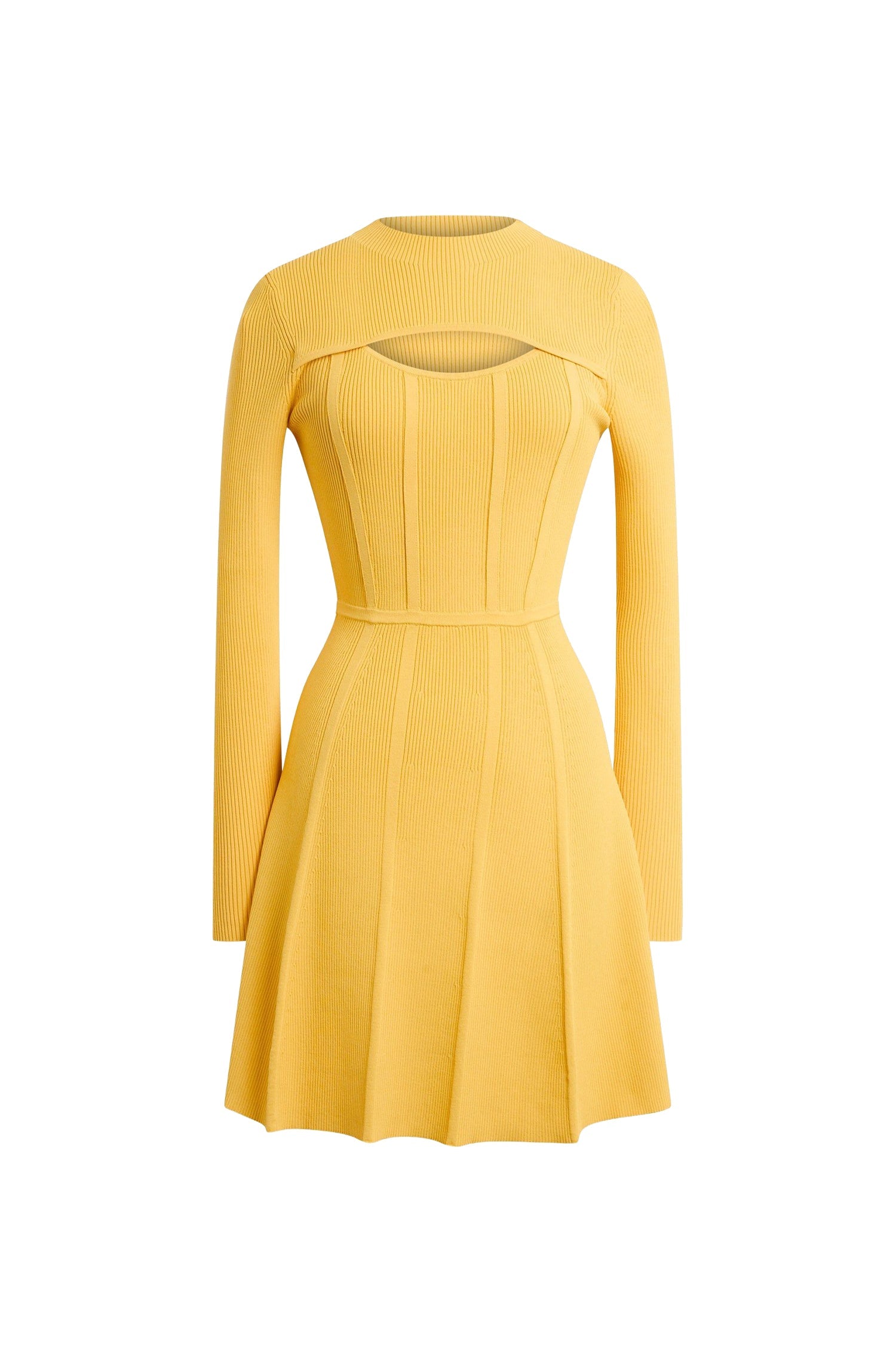 DARK YELLOW // KNITTED DRESSES SORSETY