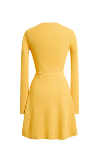 DARK YELLOW // KNITTED DRESSES SORSETY